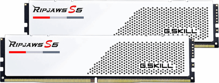 G.Skill 64GB / 5600 Ripjaws S5 White DDR5 RAM KIT (2x32GB)