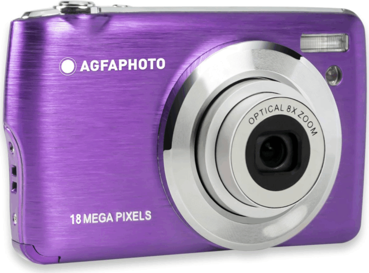 AgfaPhoto Realishot DC8200 Digitális fényképezőgép + Starter KIT - Lila