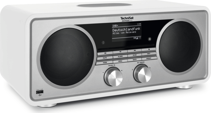 Technisat DigitRadio 602 Rádió - Fehér/Ezüst