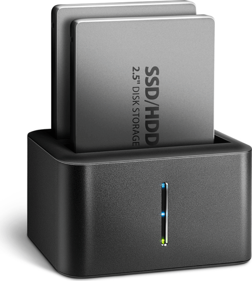 Axagon ADSA-D25 HDD/SSD Dokkoló és klónozó állomás (USB 3.2 - SATA)