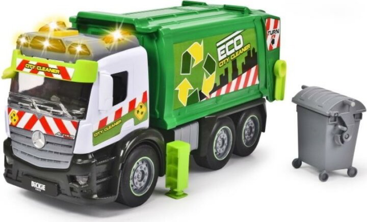Dickie Toys Action Truck Mercedes Kukásautó fény és hanghatásokkal - Zöld