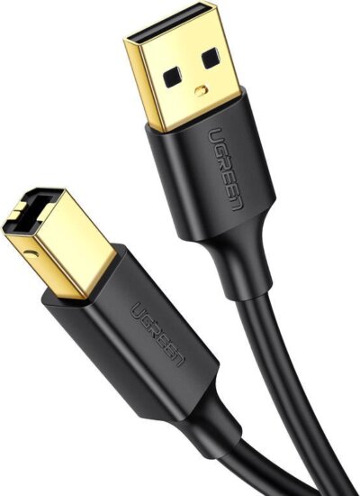 Ugreen US135 USB-A apa - USB-B apa 2.0 Nyomtató kábel - Fekete (1.5m)