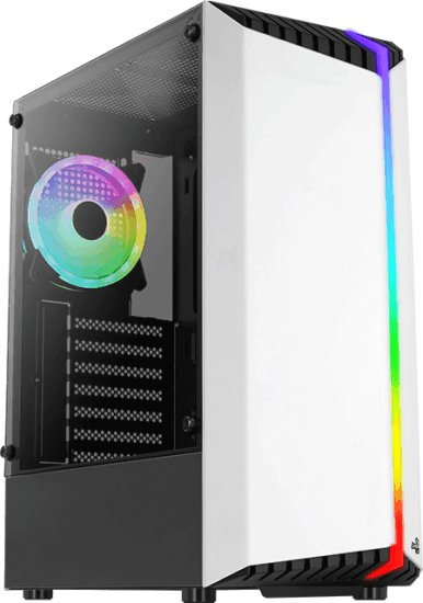 Aerocool Bionic RGB Számítógépház - Fehér