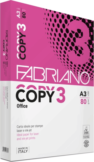 Fabriano Copy 3 Office A3 másolópapír (500 db/csomag) Fabriano Copy 3 Office A3 másolópapír (500 db/csomag)