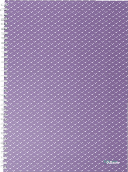 Esselte Colour'Breeze 80 lapos A4 kockás spirálfüzet - Lila Esselte Colour'Breeze 80 lapos A4 kockás spirálfüzet - Lila
