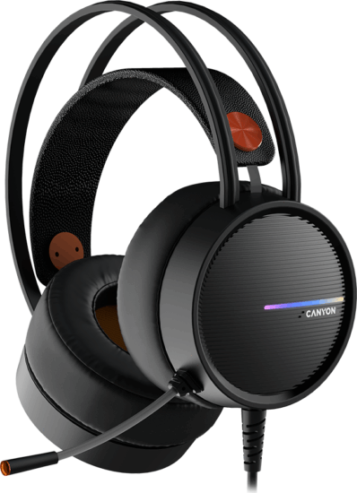 Canyon CND-SGHS8A USB Gaming Headset - Fekete Canyon CND-SGHS8A USB Gaming Headset - Fekete
