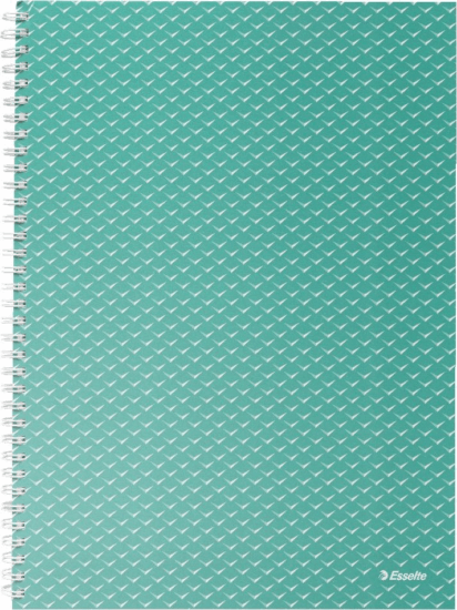 Esselte Colour'Breeze 80 lapos A4 kockás spirálfüzet - Zöld