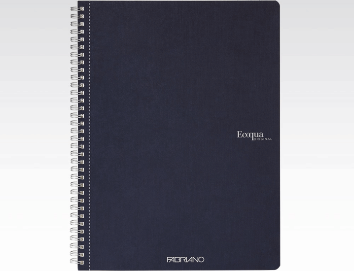 Fabriano Ecoqua 70 lapos A4 vonalas spirálfüzet - Sötétkék Fabriano Ecoqua 70 lapos A4 vonalas spirálfüzet - Sötétkék