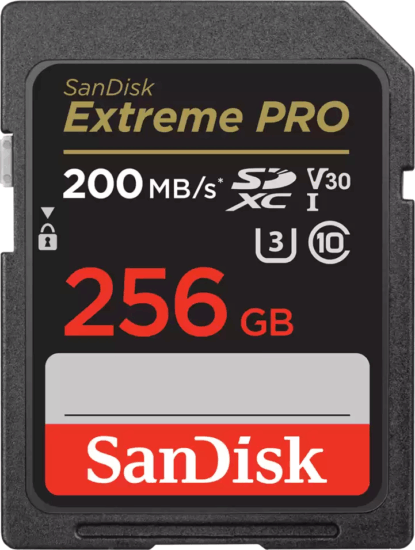 Sandisk 256GB Extreme PRO SDXC UHS-I Memóriakártya Sandisk 256GB Extreme PRO SDXC UHS-I Memóriakártya