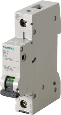 Siemens 5SL4125-7 10KA 1P C25 kismegszakító
