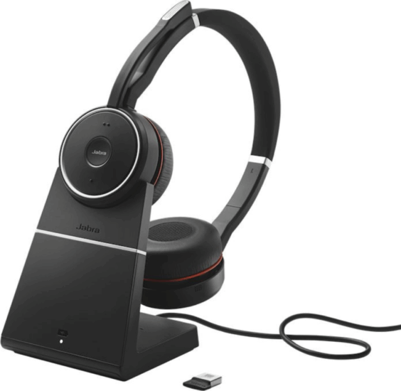 Jabra Evolve 75 SE MS Duo Wireless Headset + Link 380 + Töltőállomás - Fekete Jabra Evolve 75 SE MS Duo Wireless Headset + Link 380 + Töltőállomás - Fekete