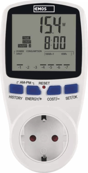 Emos FHT 9999 Fogyasztásmérő aljzat