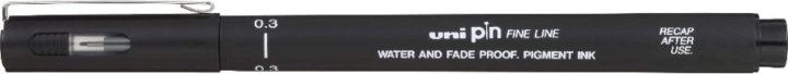Uni PIN 0,3 mm Rajzmarker - Fekete