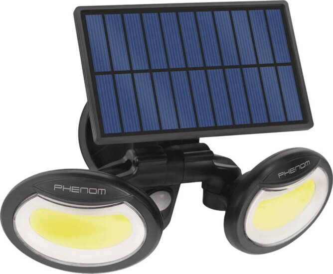 Phenom 55283 Napelemes mozgásérzékelős LED reflektor - Hideg fehér