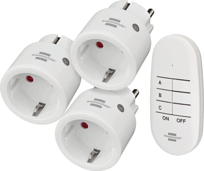 Brennenstuhl Comfort-Line Mini 3+1 Távirányítós aljzatkészlet