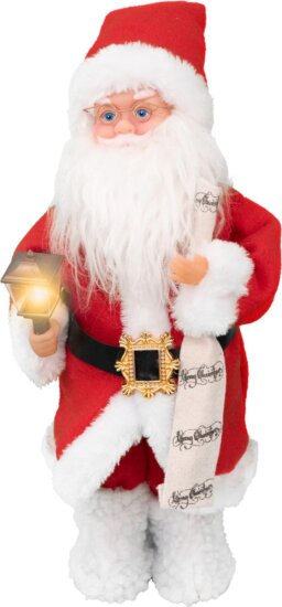 Somogyi KDD 35 Táncoló zenélő Mikulás lámpással Dekoráció 35cm