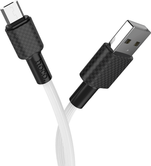Hoco X29 USB apa - MicroUSB apa Adat- és töltőkábel 1m - Fehér Hoco X29 USB apa - MicroUSB apa Adat- és töltőkábel 1m - Fehér