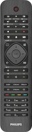 Philips SRP4000/10 Távirányító