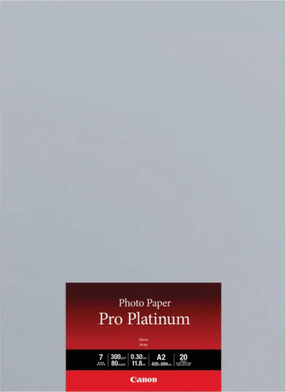 Canon Pro Platinum PT-101 A2 Fotópapír (20 db/csomag) Canon Pro Platinum PT-101 A2 Fotópapír (20 db/csomag)