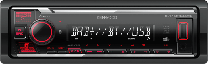 Kenwood KMM-BT408DAB Autó HiFi fejegység