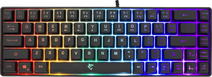 White Shark Ronin Vezetékes Gaming Billentyűzet - Angol (US) - Fekete