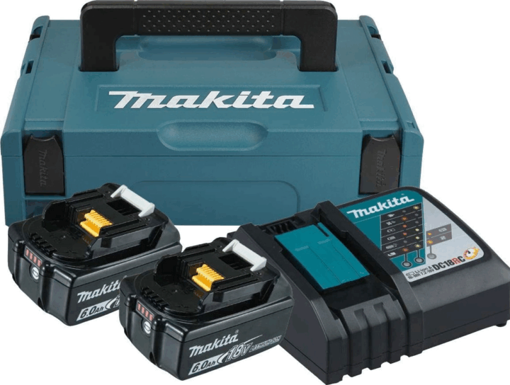 Makita Energy Kit 198116-4 2x BL1860B 18V Akkumulátor 6000mAh + DC18RD töltő Makita Energy Kit 198116-4 2x BL1860B 18V Akkumulátor 6000mAh + DC18RD töltő