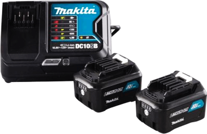 Makita 191L68-0 2x BL1041B 12V Akkumulátor 4000mAh + DC10SB töltő