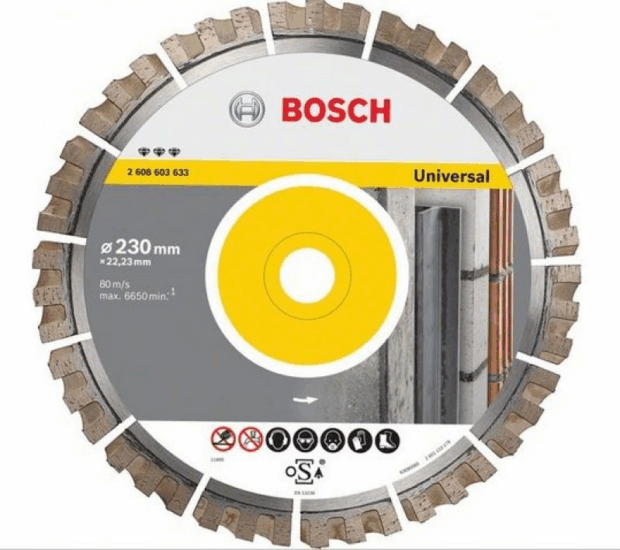 Bosch Best for Universal Gyémánt vágókorong - 230mm Bosch Best for Universal Gyémánt vágókorong - 230mm