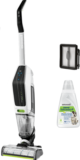 Bissell 3401N CrossWave X7 Plus Pet Select Porzsák Nélküli porszívó - Fehér