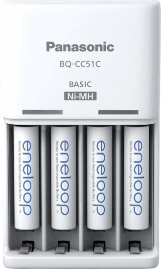 Panasonic Eneloop Basic BQ-CC51 4x AA/AAA NiMH Akkumulátor Töltő