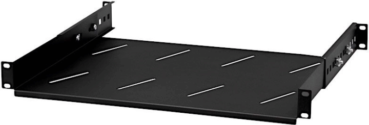 Stalflex RSA19-1U-250B 19" 250mm mély Rack polc 1U - Fekete