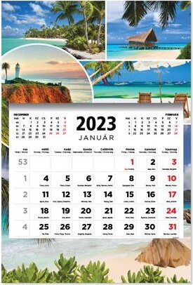 Toptimer 315 x 470mm 2023 Speditőrnaptár - Beach