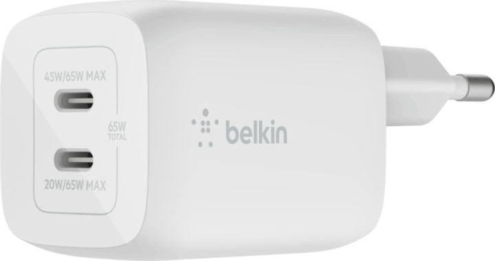 Belkin WCH013VFWH USB-C - USB-C Hálózati töltő - Fehér (65W) Belkin WCH013VFWH USB-C - USB-C Hálózati töltő - Fehér (65W)