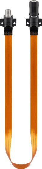 Goobay 71410 Type-F antenna hosszabbító kábel 0.5m - Narancs