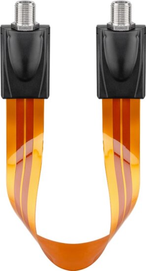 Goobay 11953 Type-F antenna hosszabbító kábel 0.2m - Narancs Goobay 11953 Type-F antenna hosszabbító kábel 0.2m - Narancs