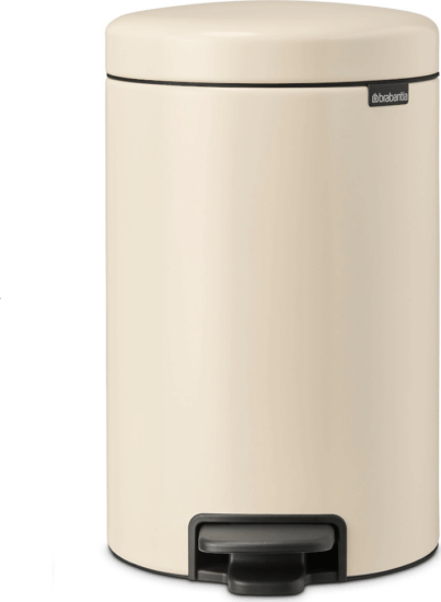 Brabantia NewIcon 12 literes pedálos fém szemetes - Bézs