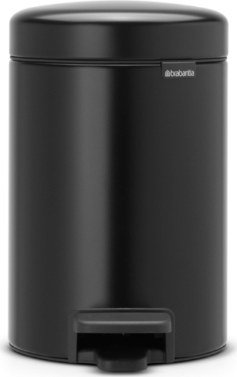 Brabantia NewIcon pedálos fém szemetes 3L - Fekete