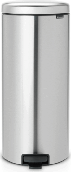 Brabantia NewIcon 30 literes pedálos fém szemetes - Ujjlenyomatmentes matt acél