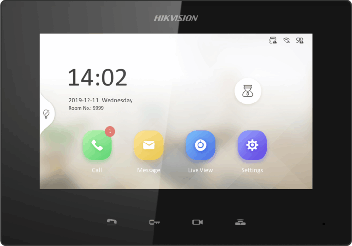 Hikvision DS-KH6220-LE1 7" Okos Videó kaputelefon Hikvision DS-KH6220-LE1 7" Okos Videó kaputelefon