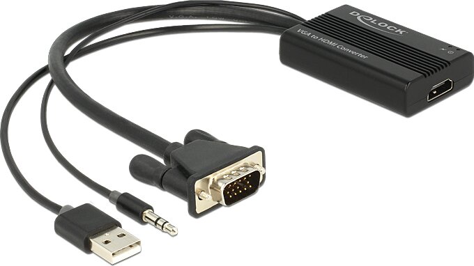 DeLOCK VGA - HDMI adapter audió funkcióval DeLOCK VGA - HDMI adapter audió funkcióval