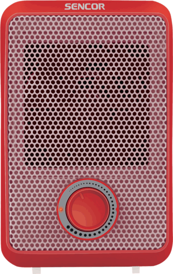 Sencor SFH 6021RD Szabadonálló Elektromos Hősugárzó 600W - Piros/Fehér