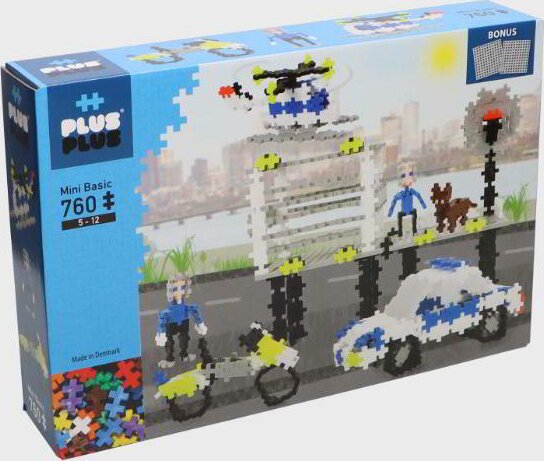 Dante Plus Plus Basic Rendőrörs 760 darabos építőjáték készlet