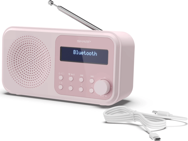 Sharp DR-P420PK Bluetooth FM Rádió - Rózsaszín