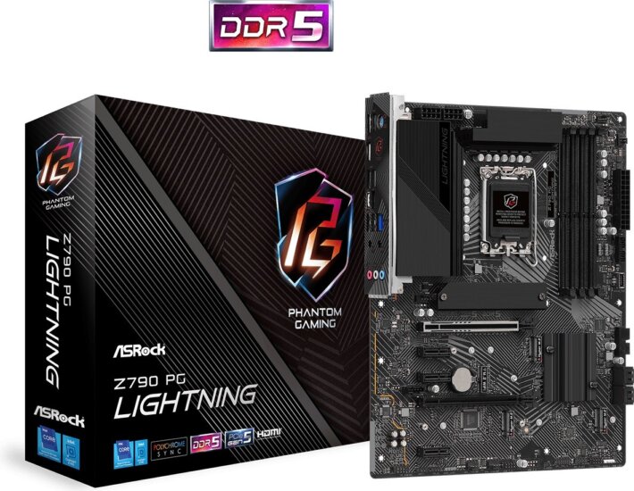 ASRock Z790 PG Lightning Alaplap ASRock Z790 PG Lightning Alaplap