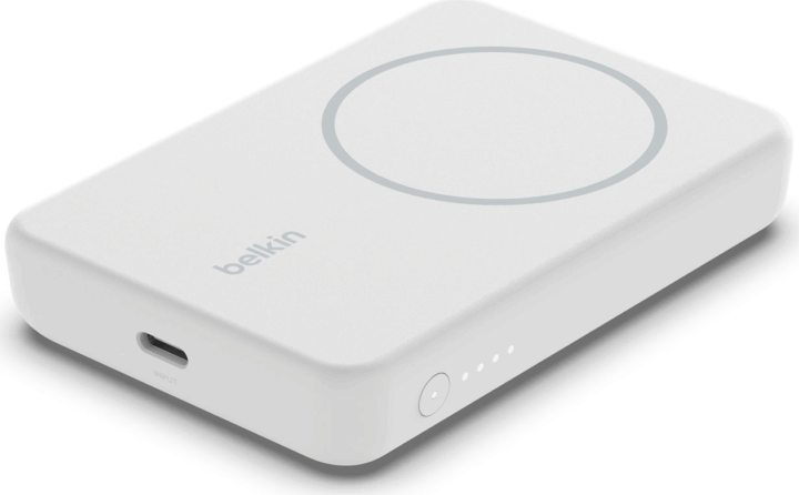 Belkin BPD004 MagSafe Powerbank 5000mAh (2.4A / 5V) - Fehér