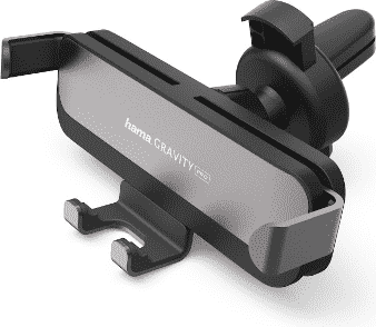 Hama Gravity alu 90mm Mobiltelefon autós tartó - Fekete/Szürke