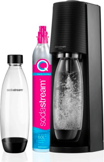 SodaStream Terra Valuepack Szódagép 2 palackkal - Fekete SodaStream Terra Valuepack Szódagép 2 palackkal - Fekete