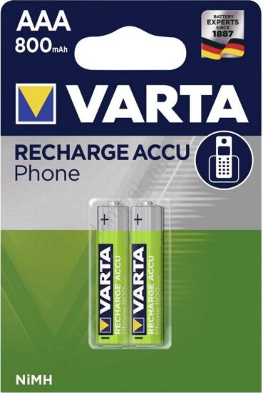 Varta Professional NiMh 800 mAh Újratölthető AAA elem (50 x 2db/csomag)
