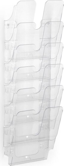 Durable Flexiplus A4 6 rekeszes prospektustartó - Átlátszó