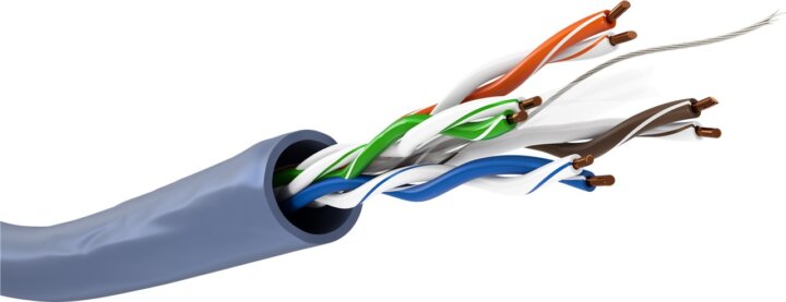 Goobay U/UTP CAT6a Installációs kábel 100m - Kék Goobay U/UTP CAT6a Installációs kábel 100m - Kék